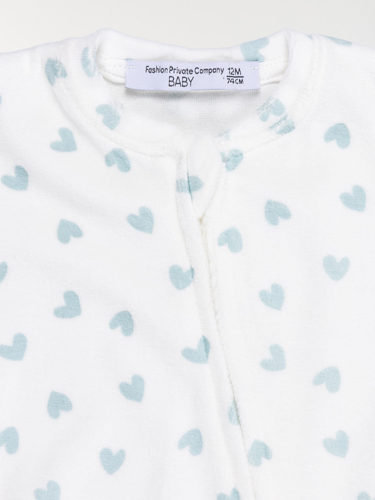 Dors-bien motifs coeurs fille (3-24M)