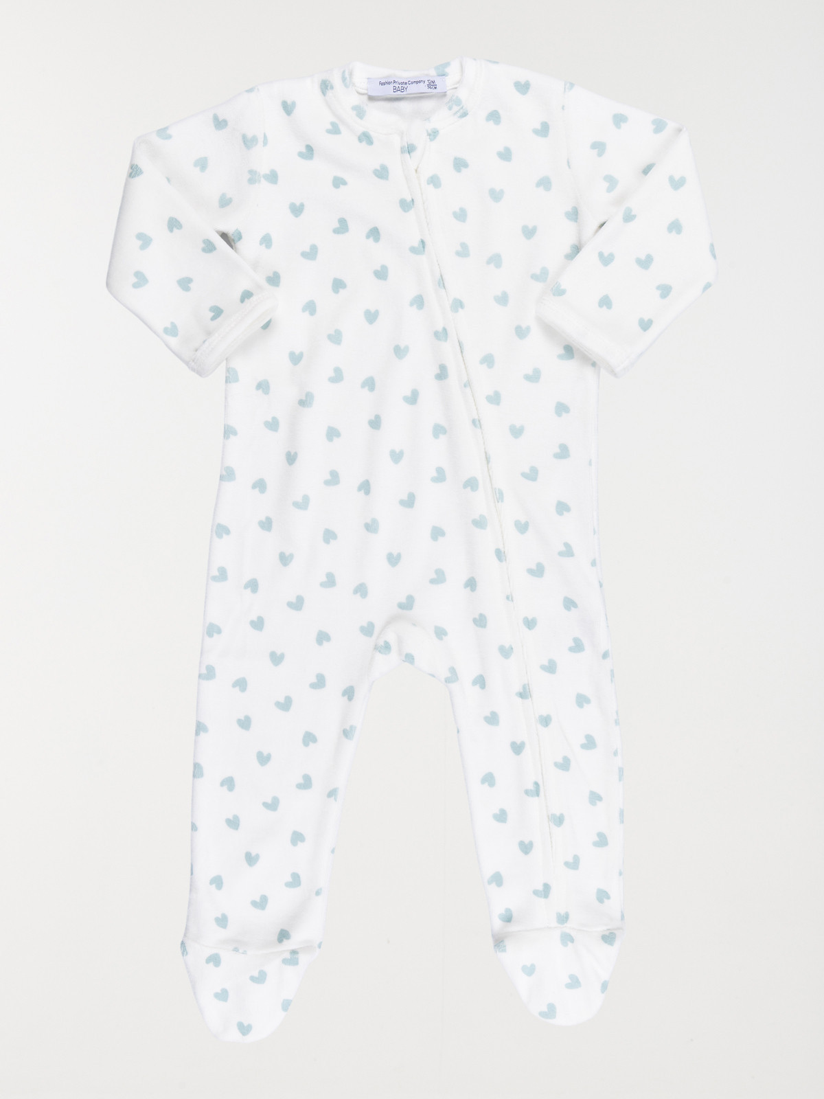 Dors-bien motifs coeurs fille (3-24M)