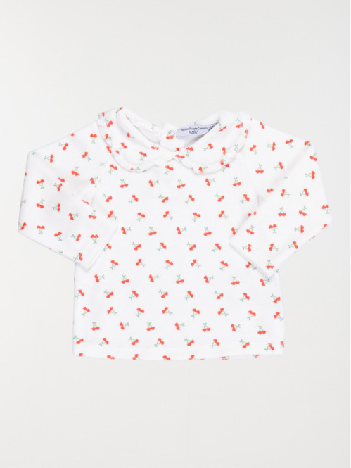 Pyjama cerise col claudine...