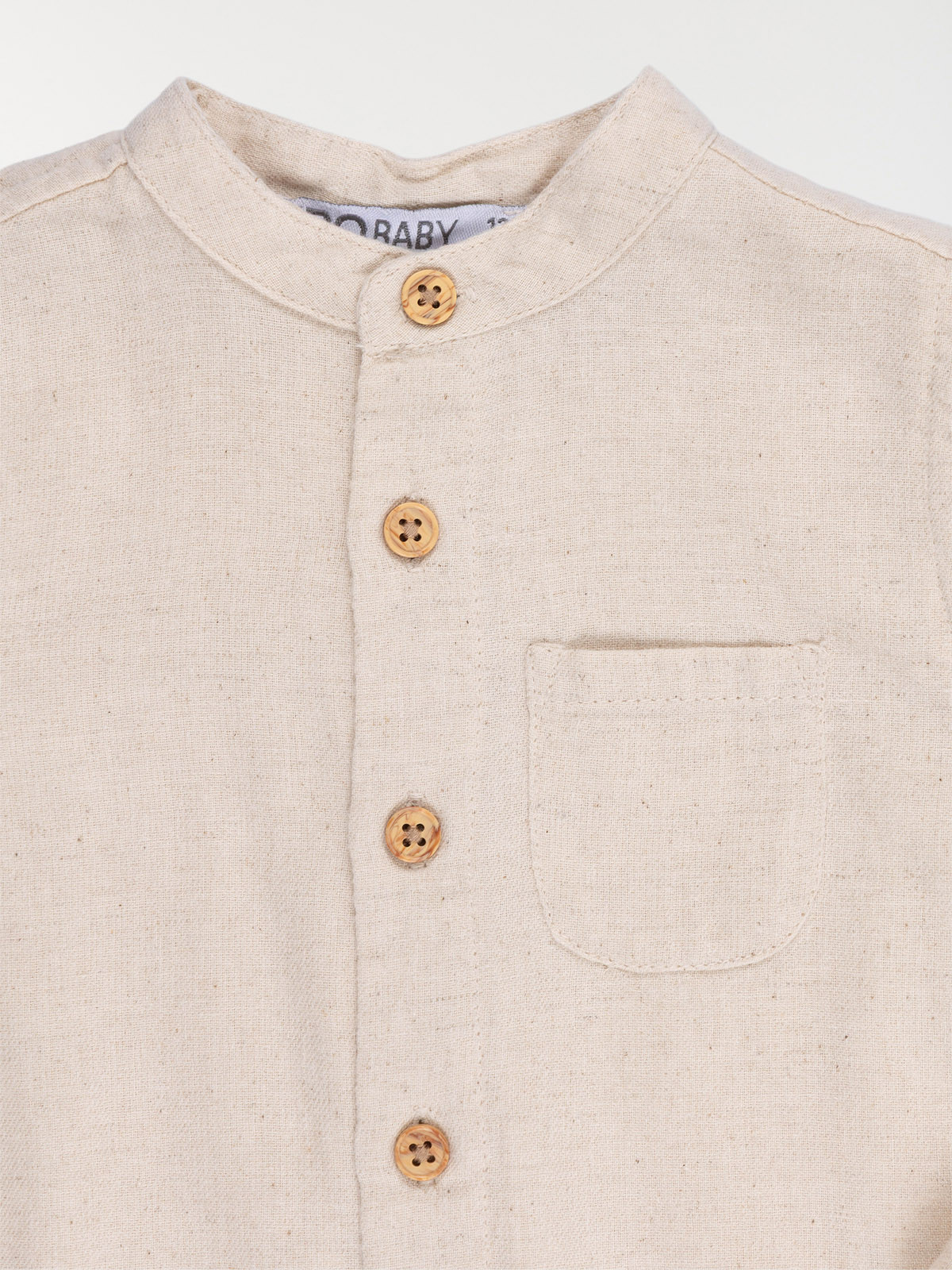 Chemise manches longues garçon (6-36M)