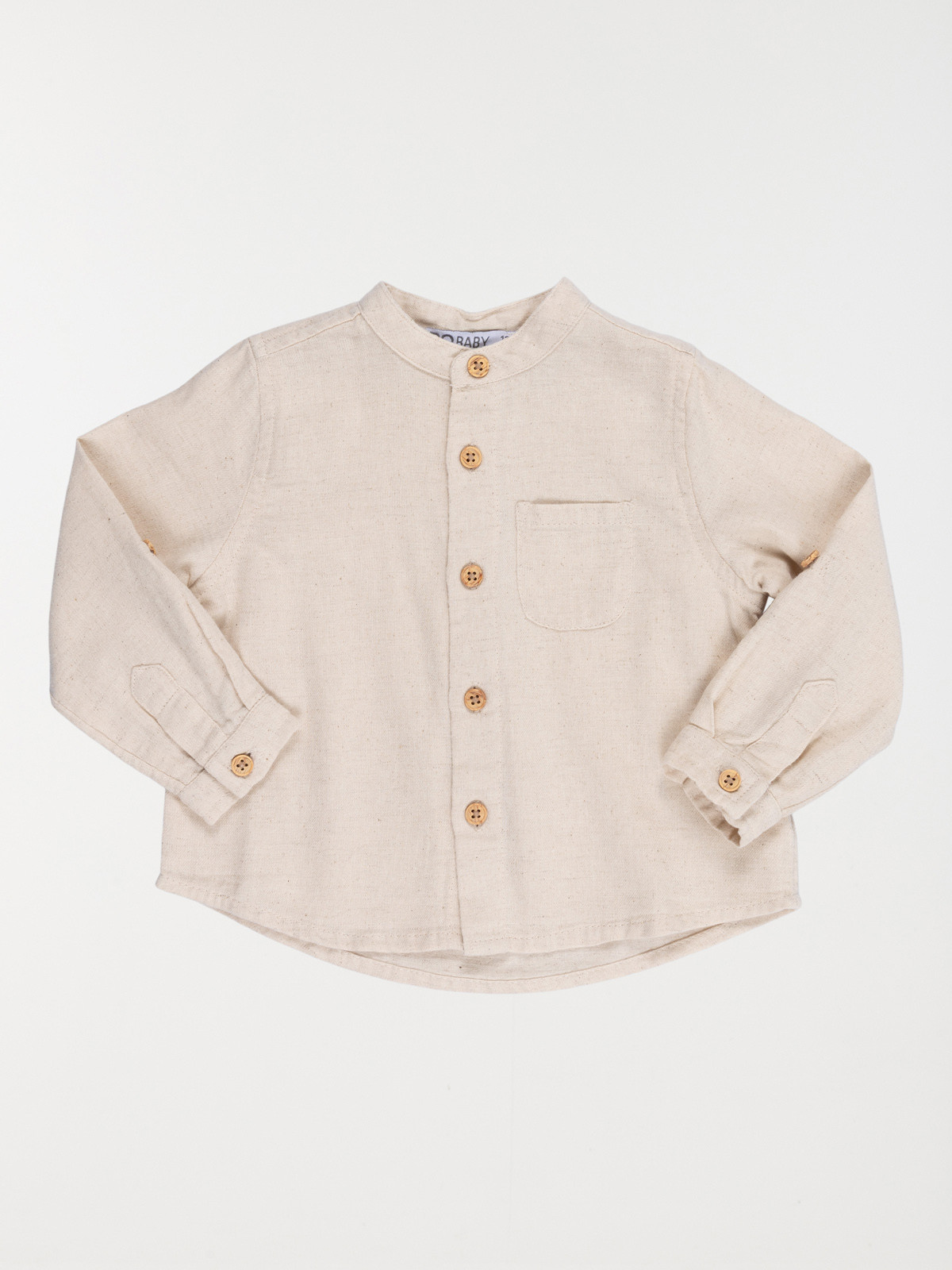 Chemise manches longues garçon (6-36M)