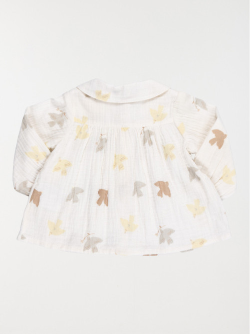 Chemisier gaze de coton...