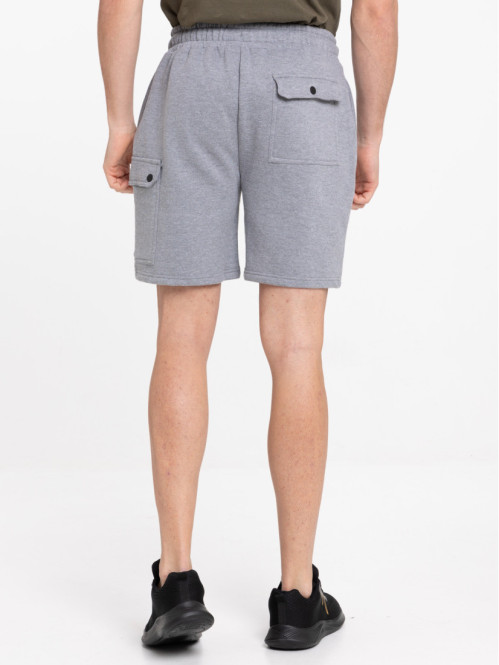Short homme gris chiné moyen Short homme gris chiné moyen