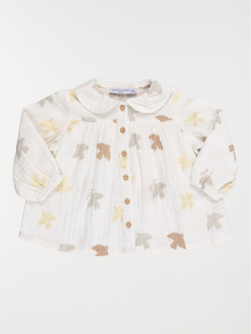 Chemisier gaze de coton...