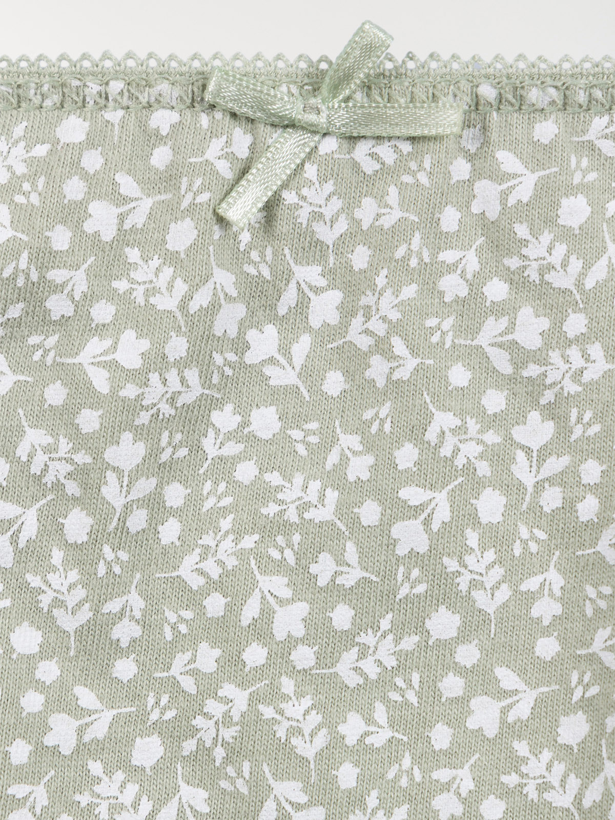 Lot de 5 culottes imprimés sauge femme Lot de 5 culottes imprimés sauge femme