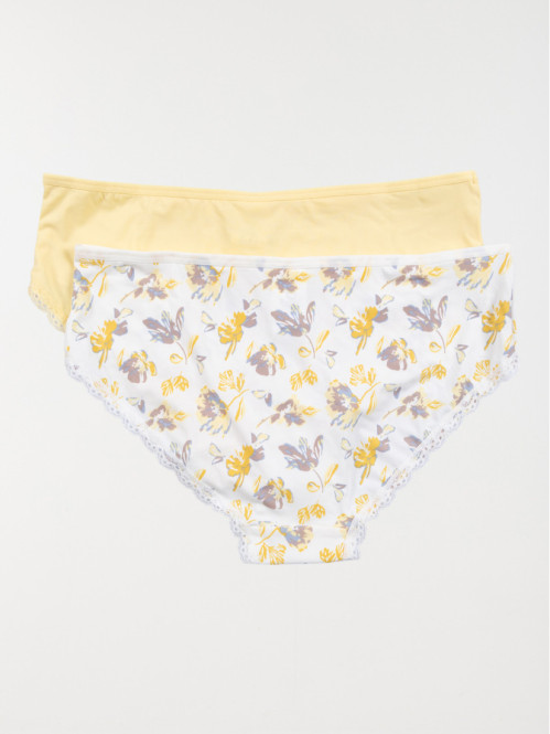 Lot de 2 shorties femme (S-XL)
