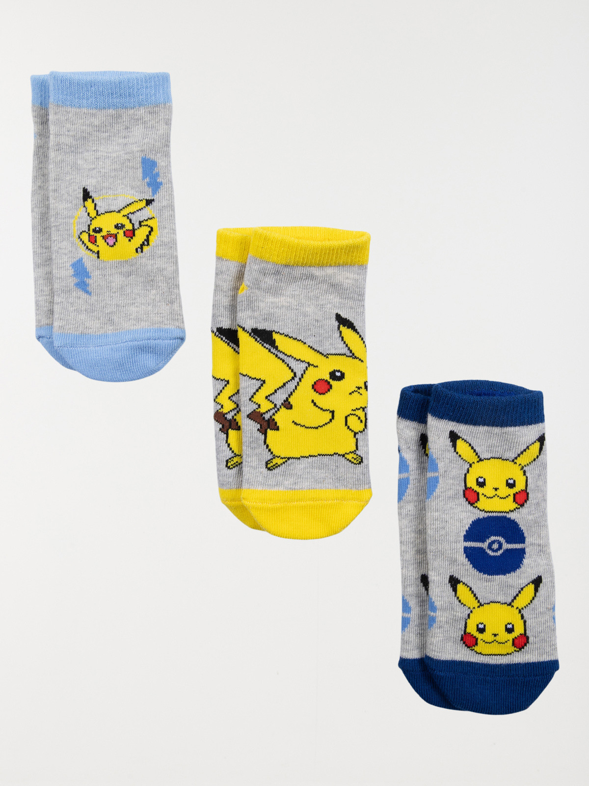 Lot de 3 chaussettes Pokémon garçon
