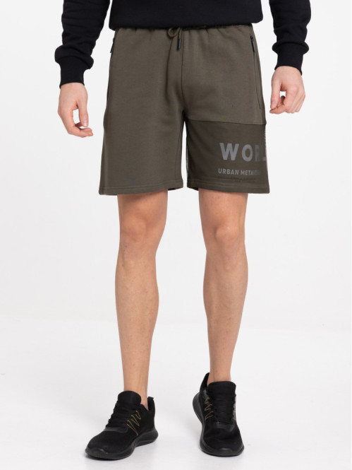 Short homme kaki quite
