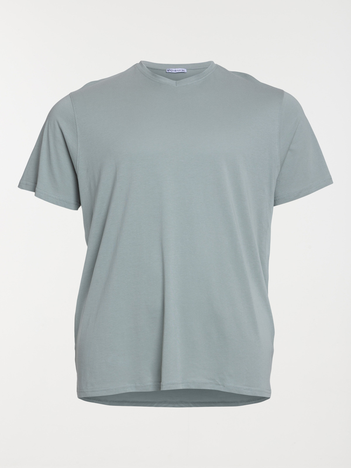 Tee-shirt grande taille col V homme