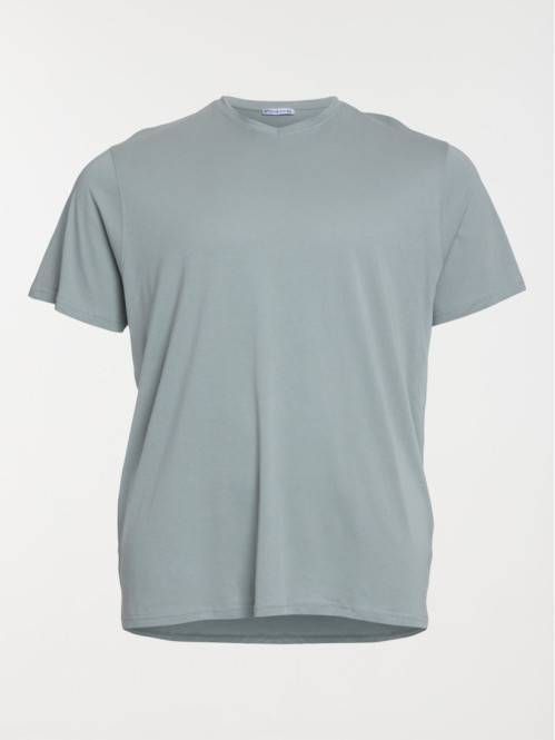 Tee-shirt grande taille col...