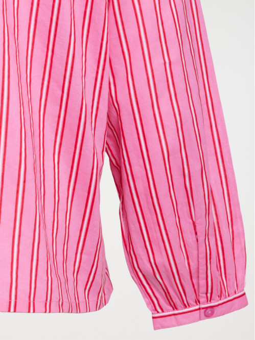 Chemise à rayures grande...