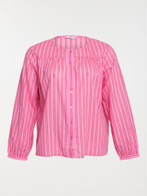 Chemise à rayures grande...