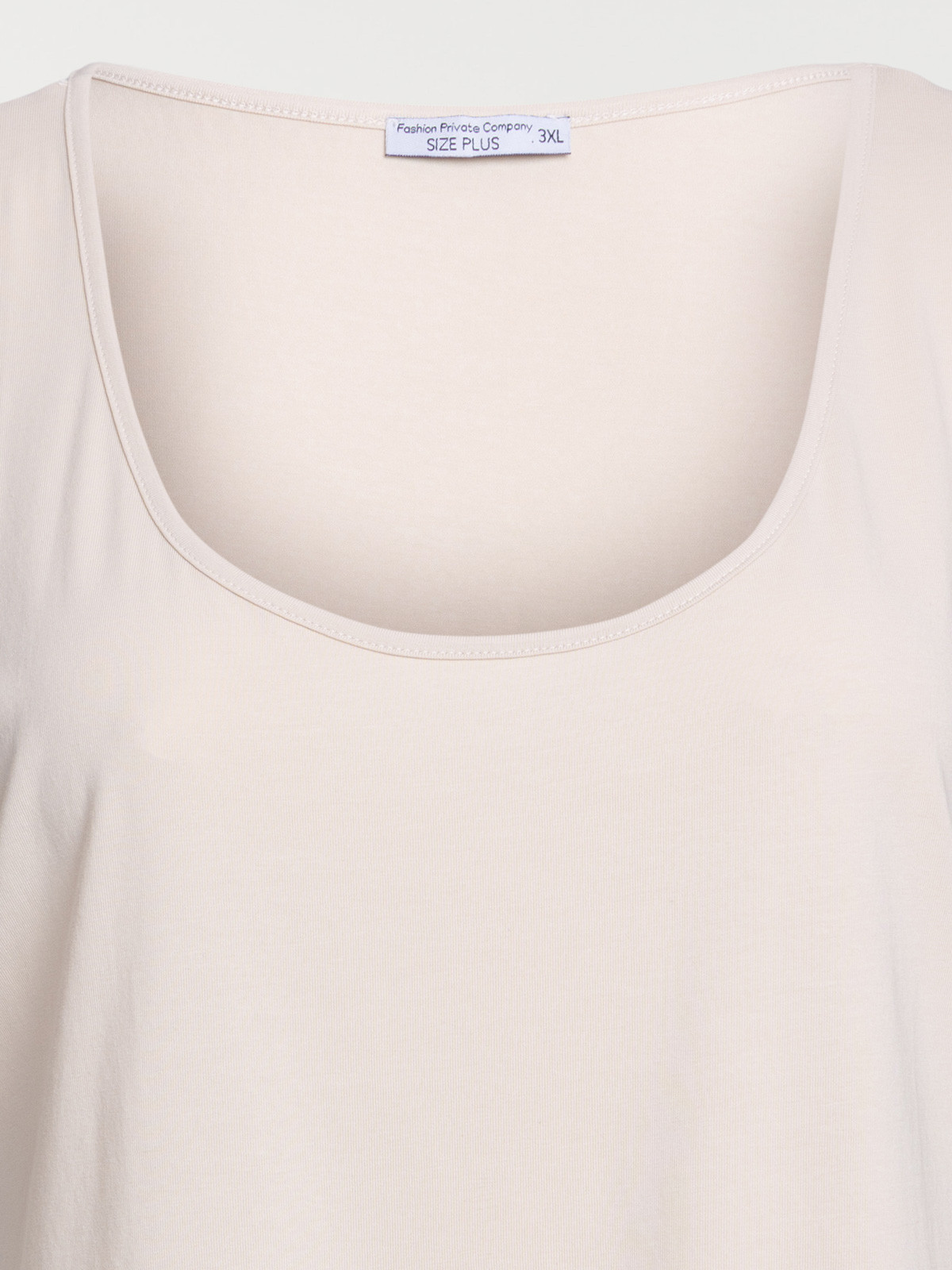 Débardeur beige grande taille femme Débardeur beige grande taille femme