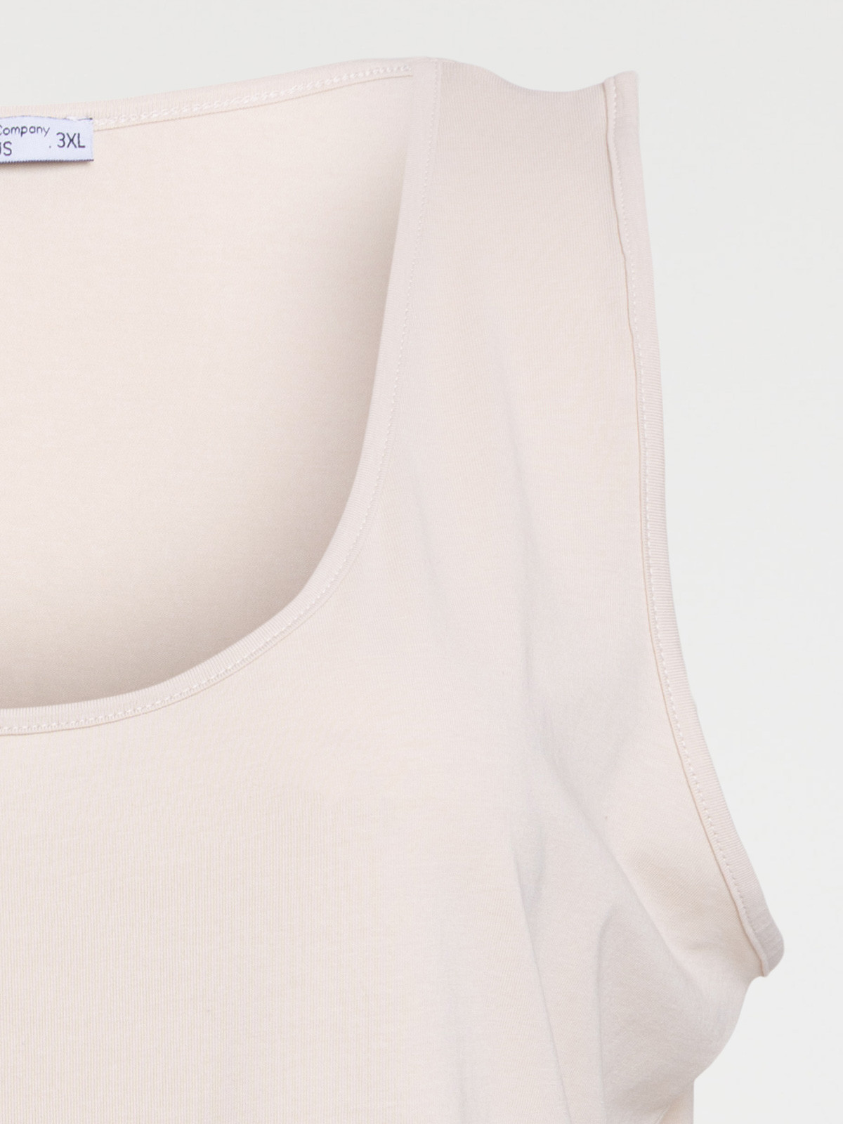 Débardeur beige grande taille femme Débardeur beige grande taille femme