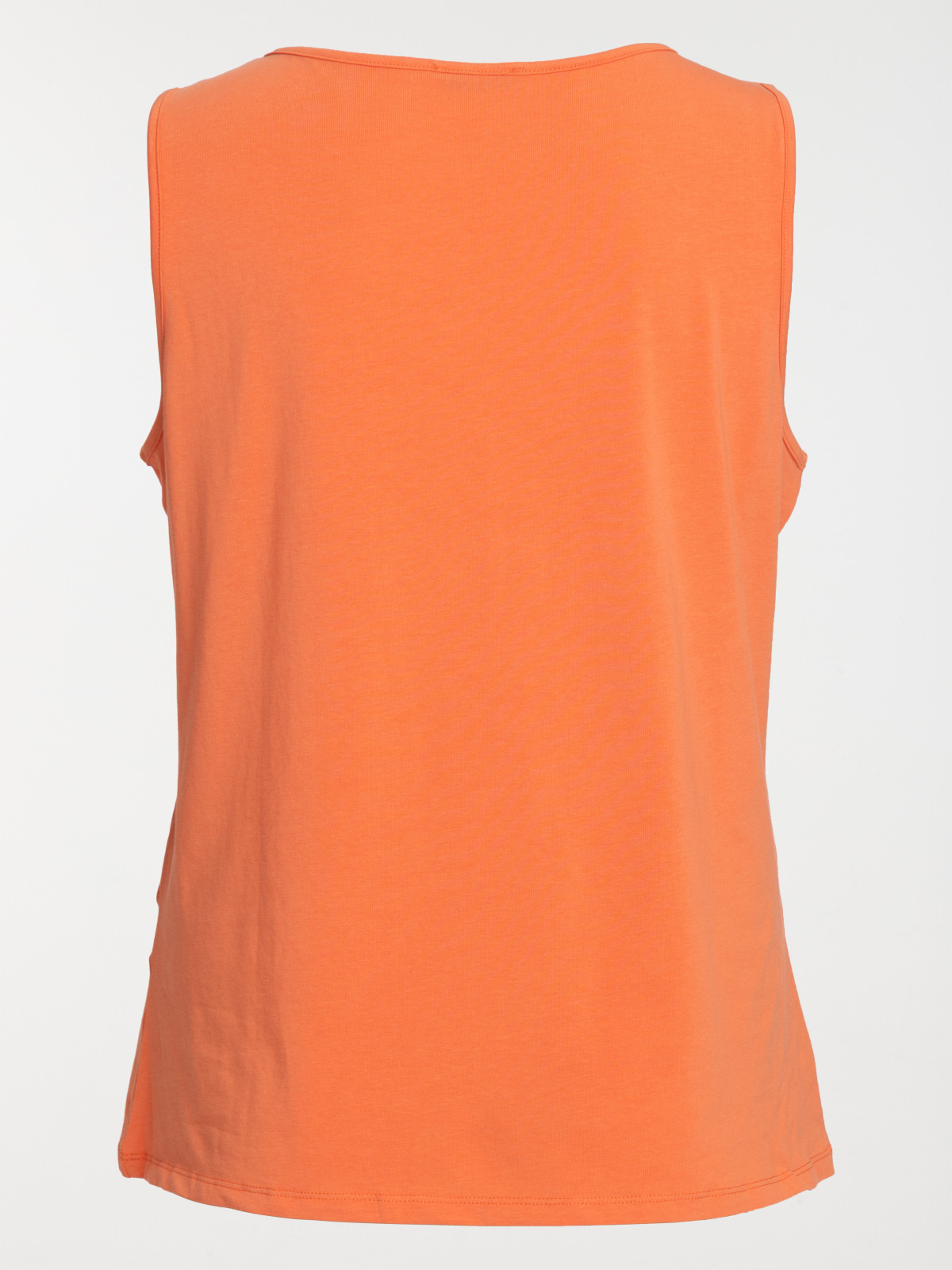 Débardeur orange grande taille femme