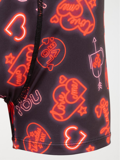 Boxer FREEGUN imprimé coeur...