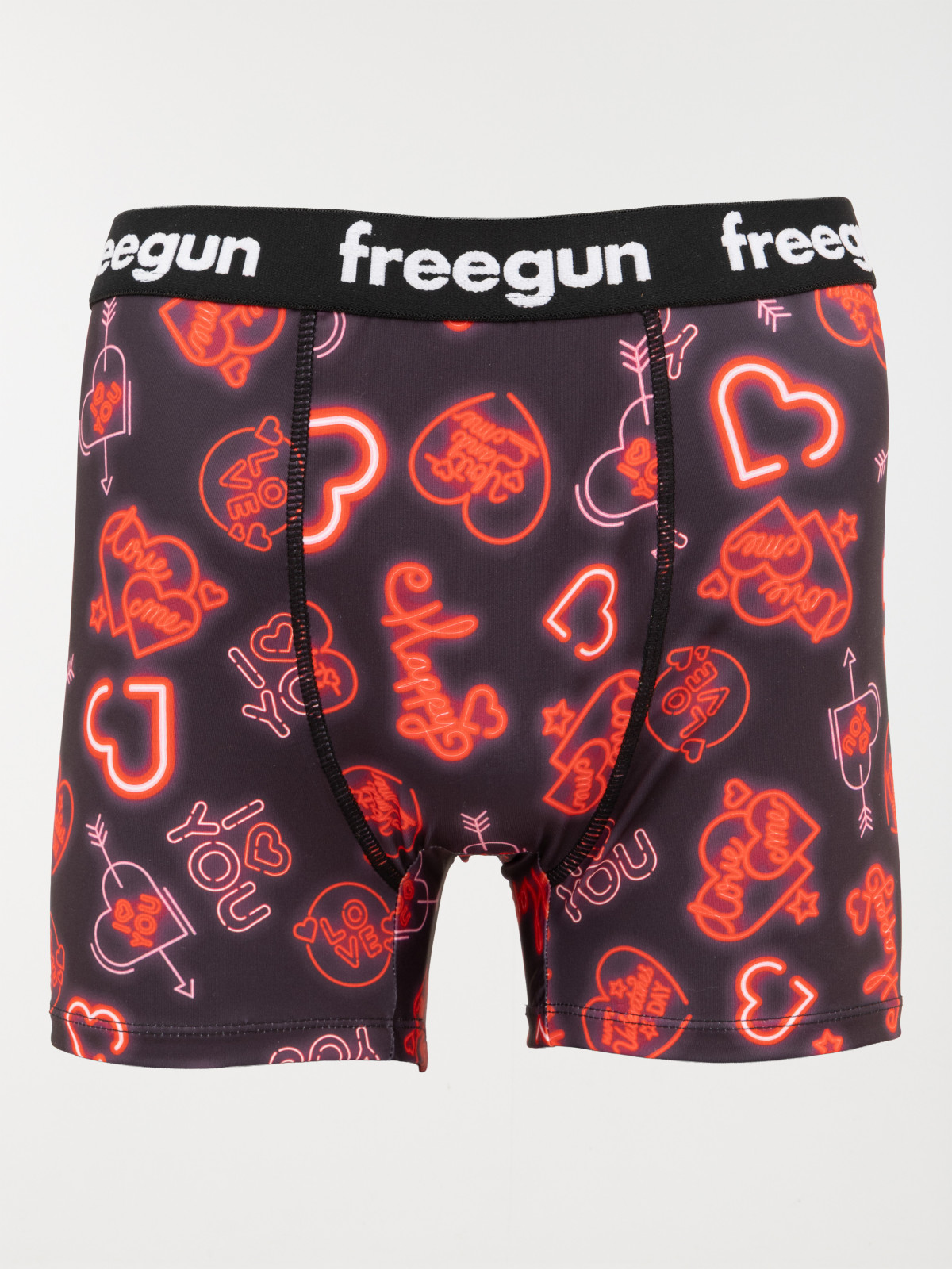Boxer FREEGUN imprimé coeur homme
