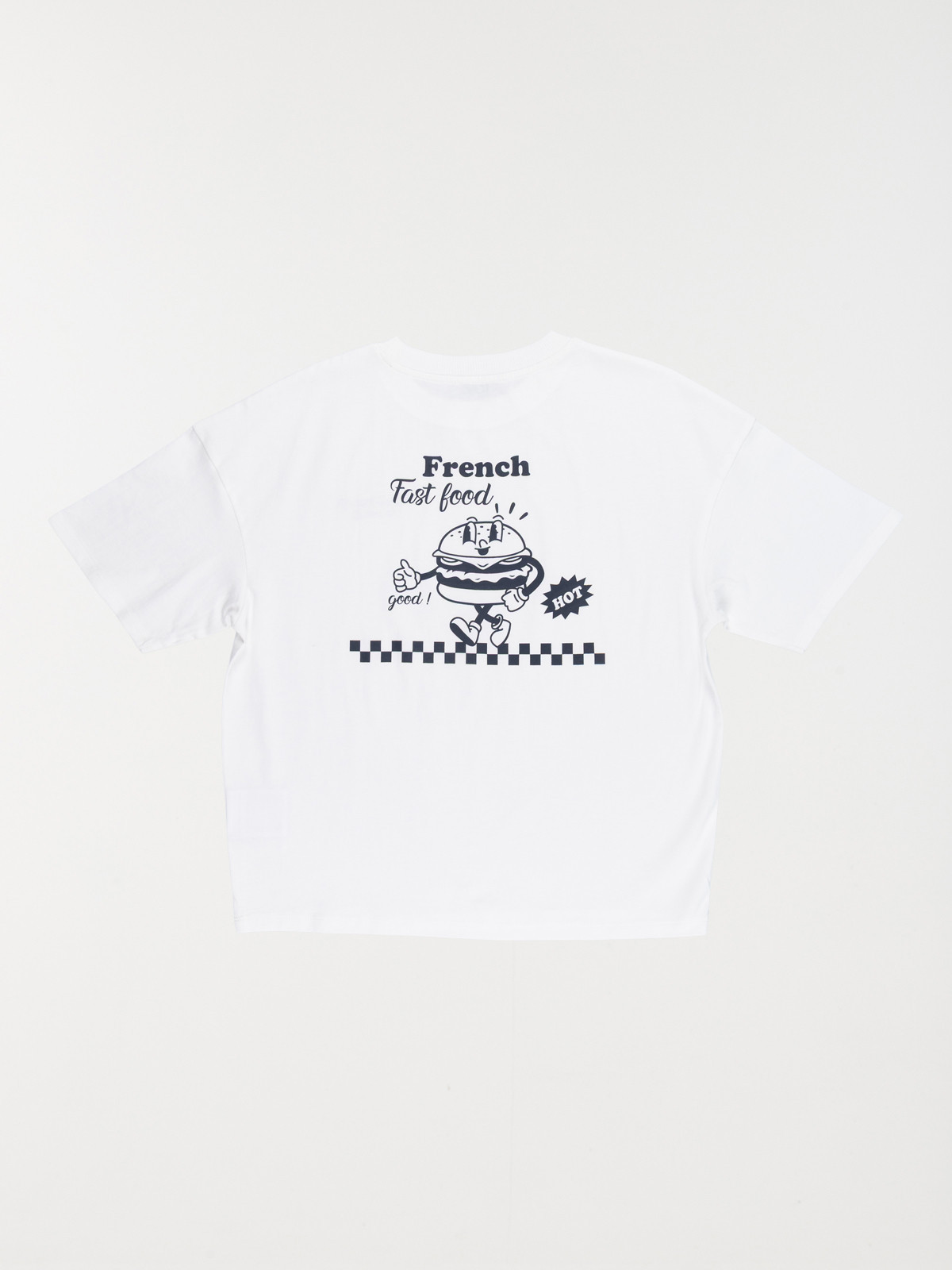 Tee-shirt écru imprimé fille (XXS-M)