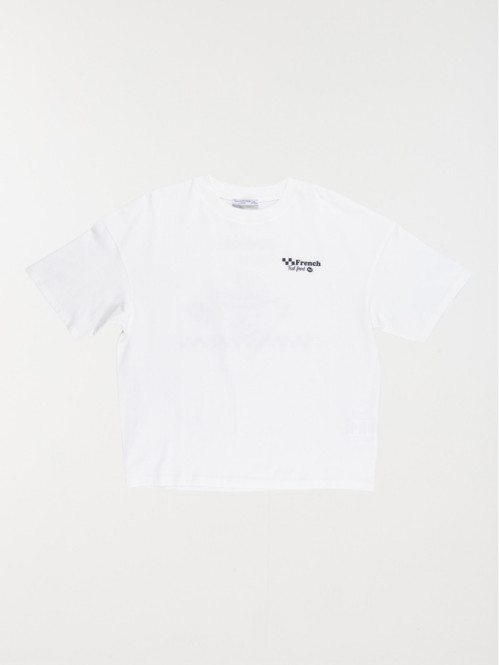 Tee-shirt écru imprimé...