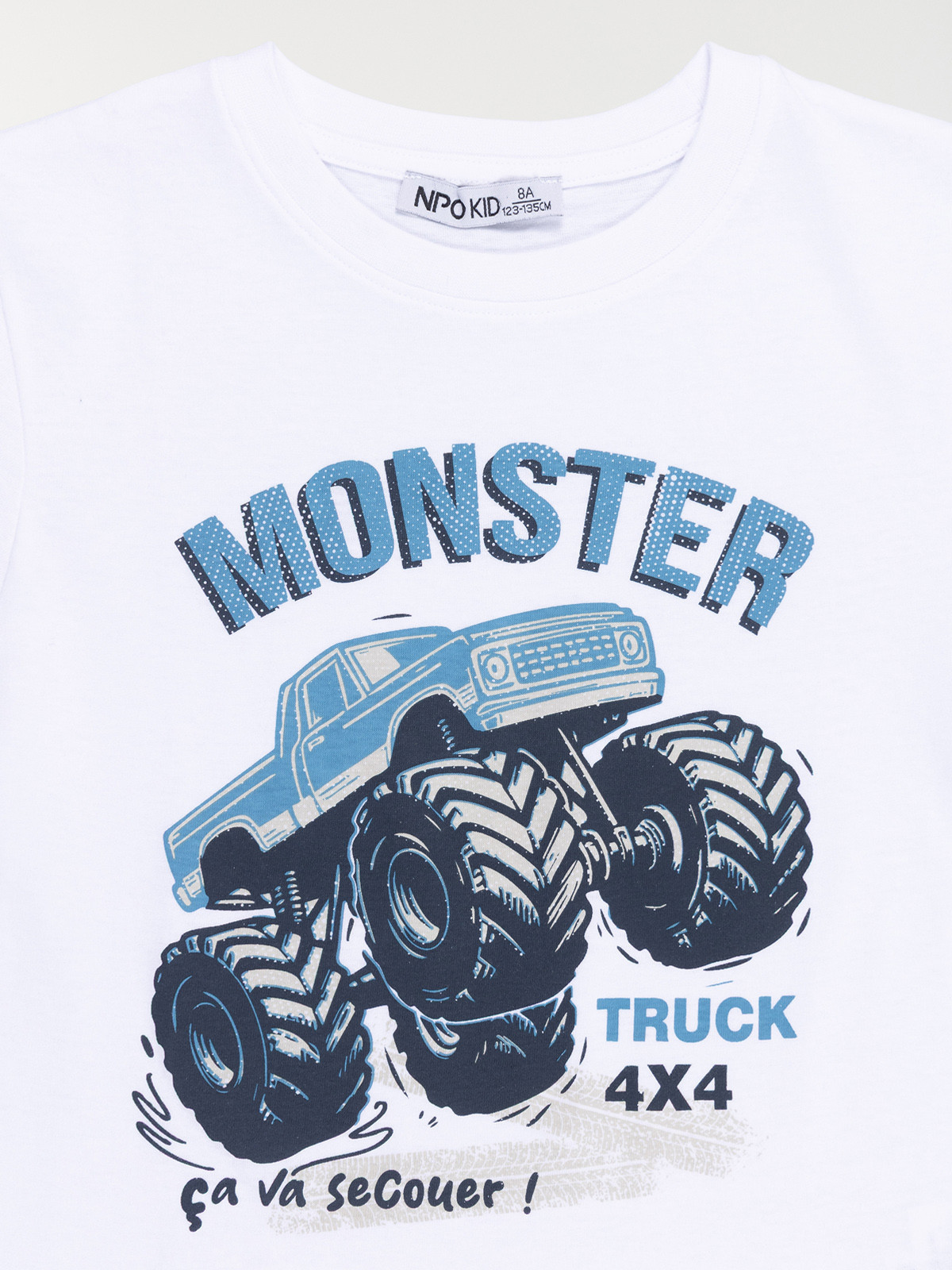 T-shirt monster truck garçon (3-12A)
