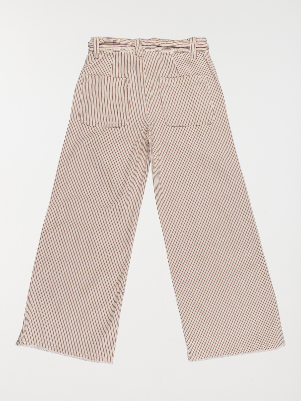 Pantalon large rayé fille (3-12A)