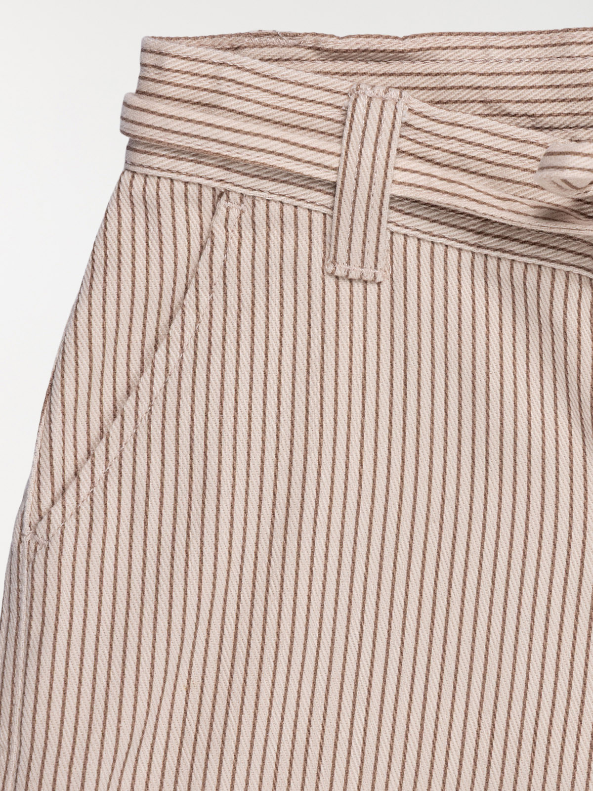 Pantalon large rayé fille (3-12A)