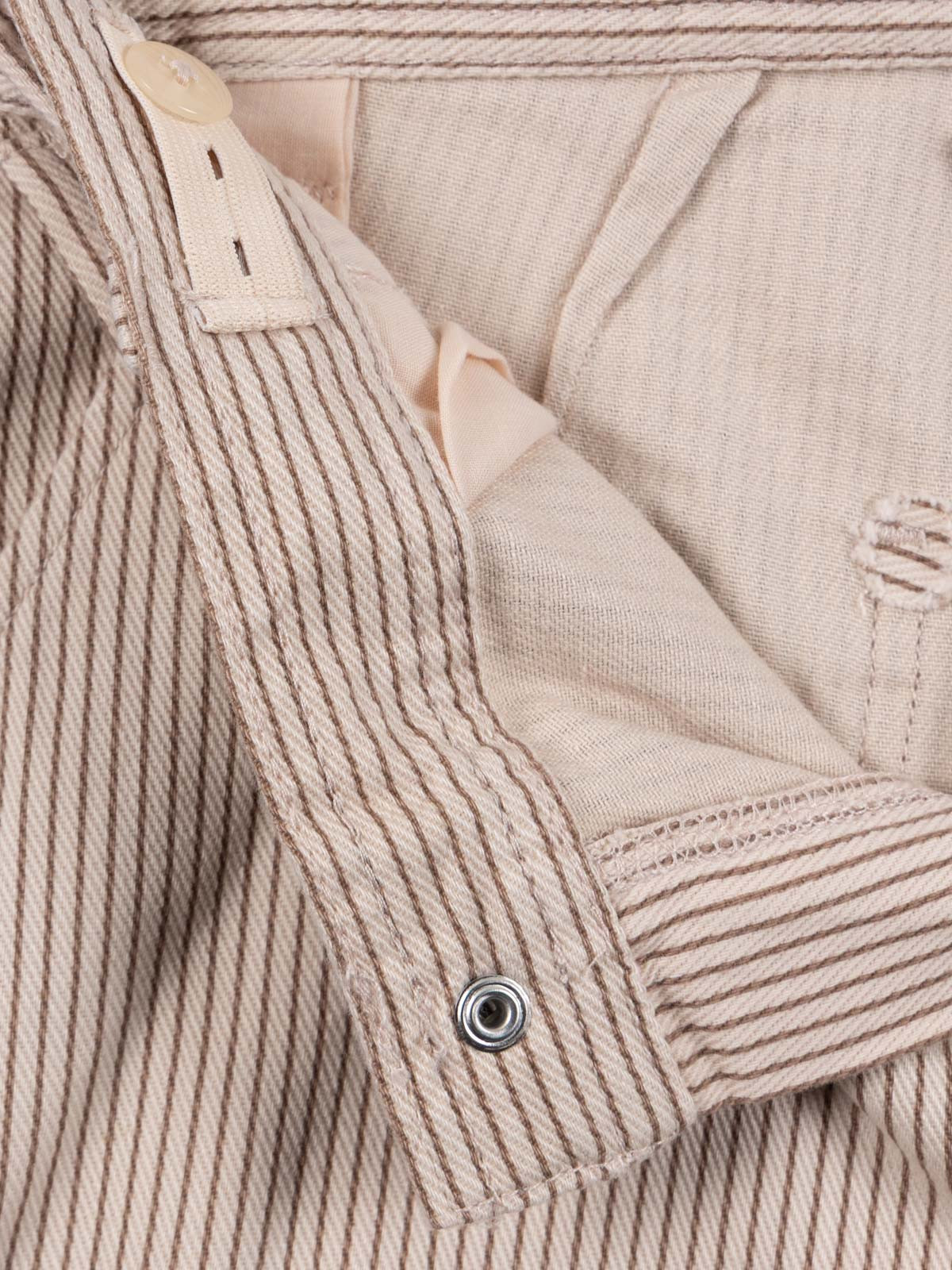 Pantalon large rayé fille (3-12A)