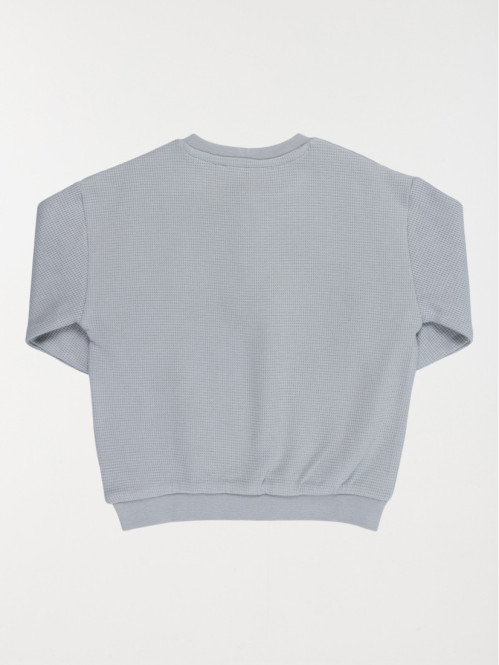 Sweat col boutonné garçon...