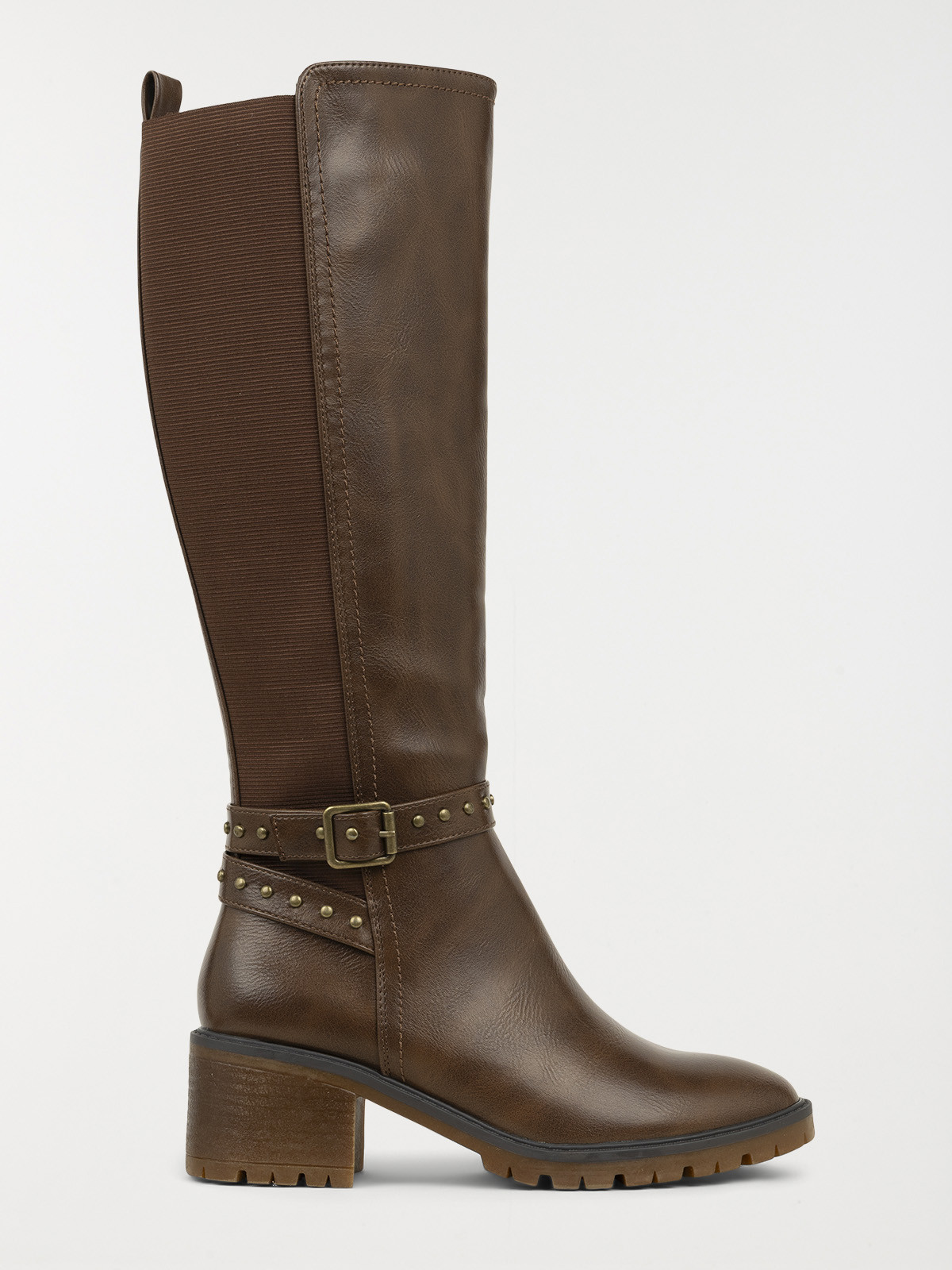 Bottes à talon marrons femme (36-41)
