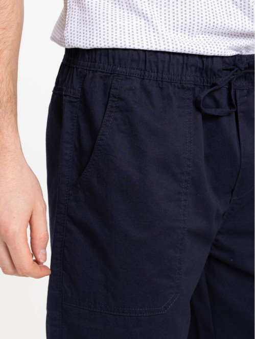 Short marine navy homme