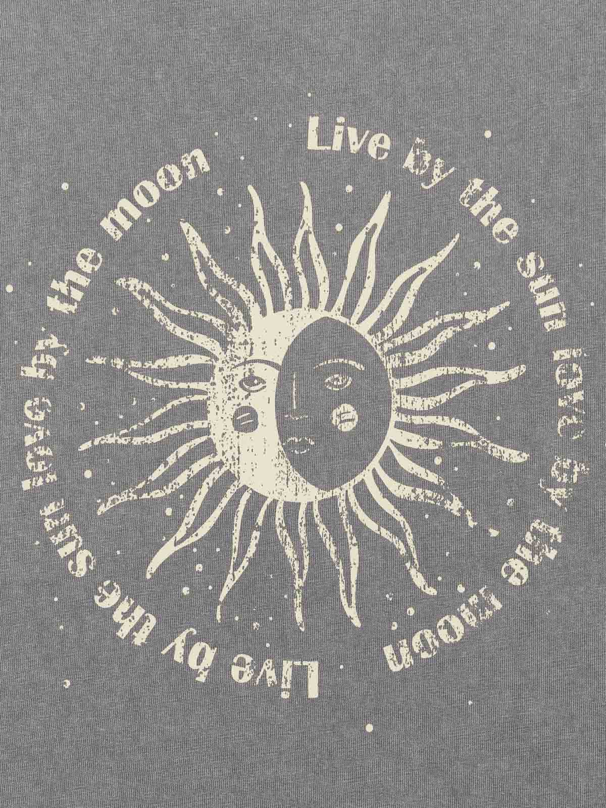 Tee-shirt soleil et lune fille (XXS-M)