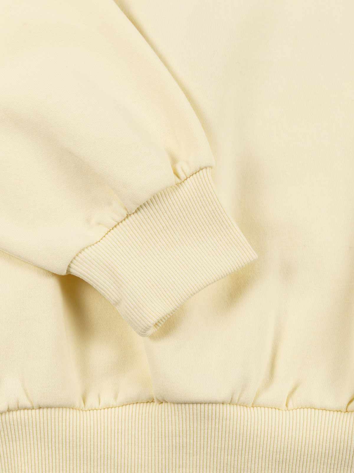 Sweat coloris vanille fille (XXS-M)