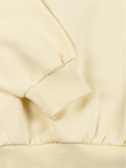 Sweat coloris vanille fille...