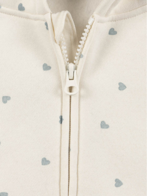 Sweat capuche coeur fille...