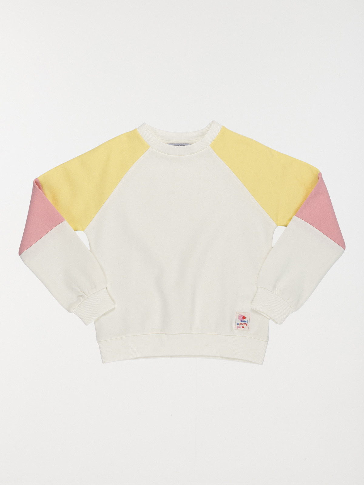 Sweat tricolore fille (3-12A)