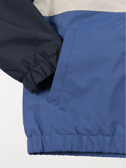 Blouson zippé tricolore...