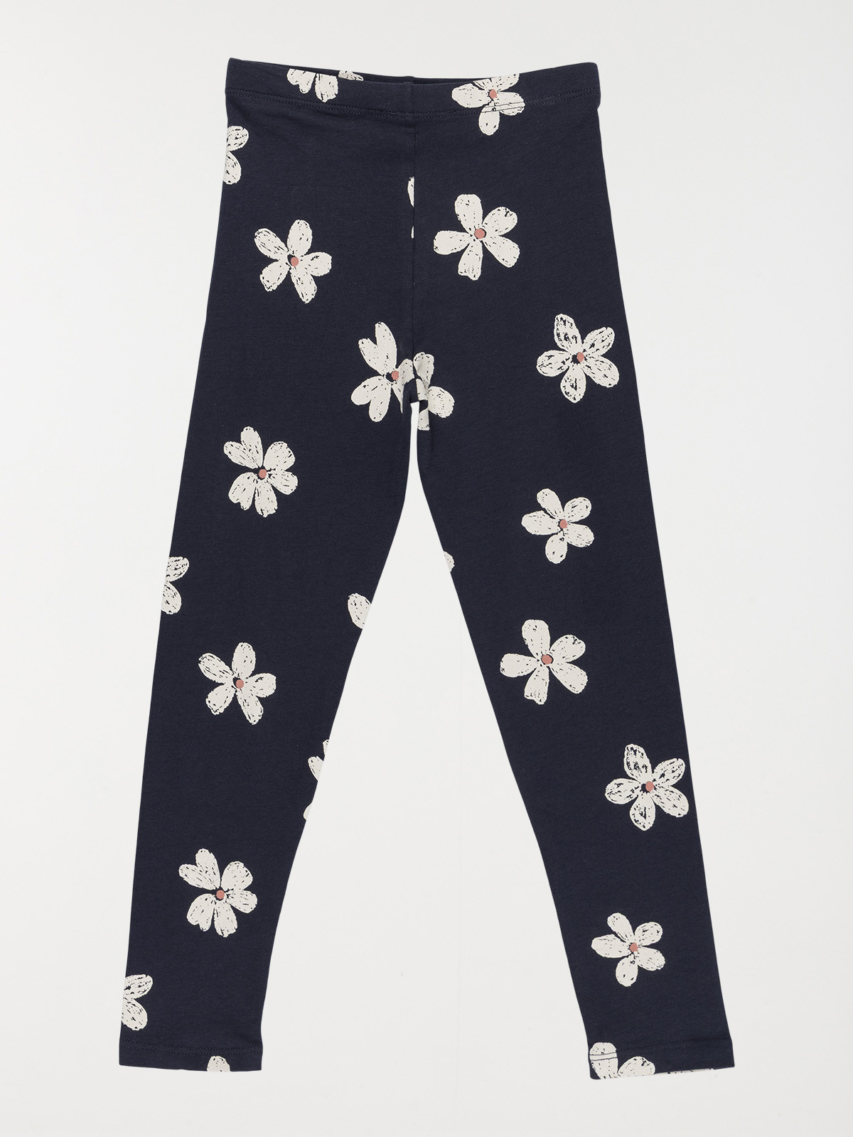 Legging motif fleur fille (3-12A)