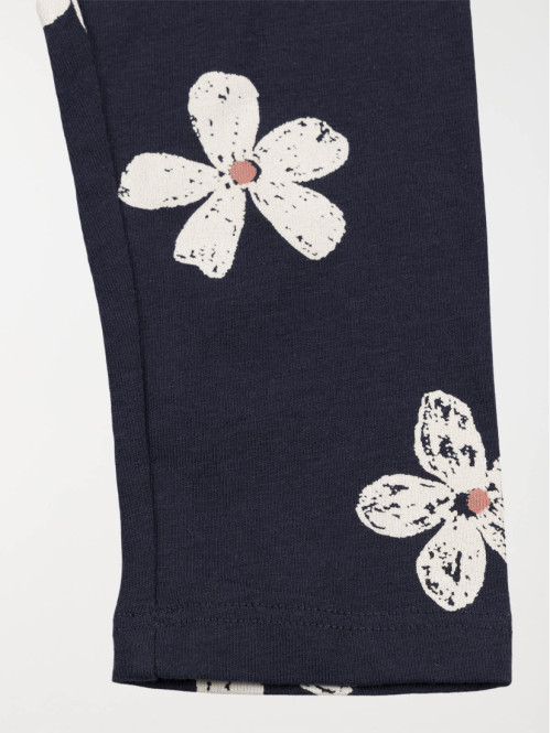 Legging motif fleur fille...
