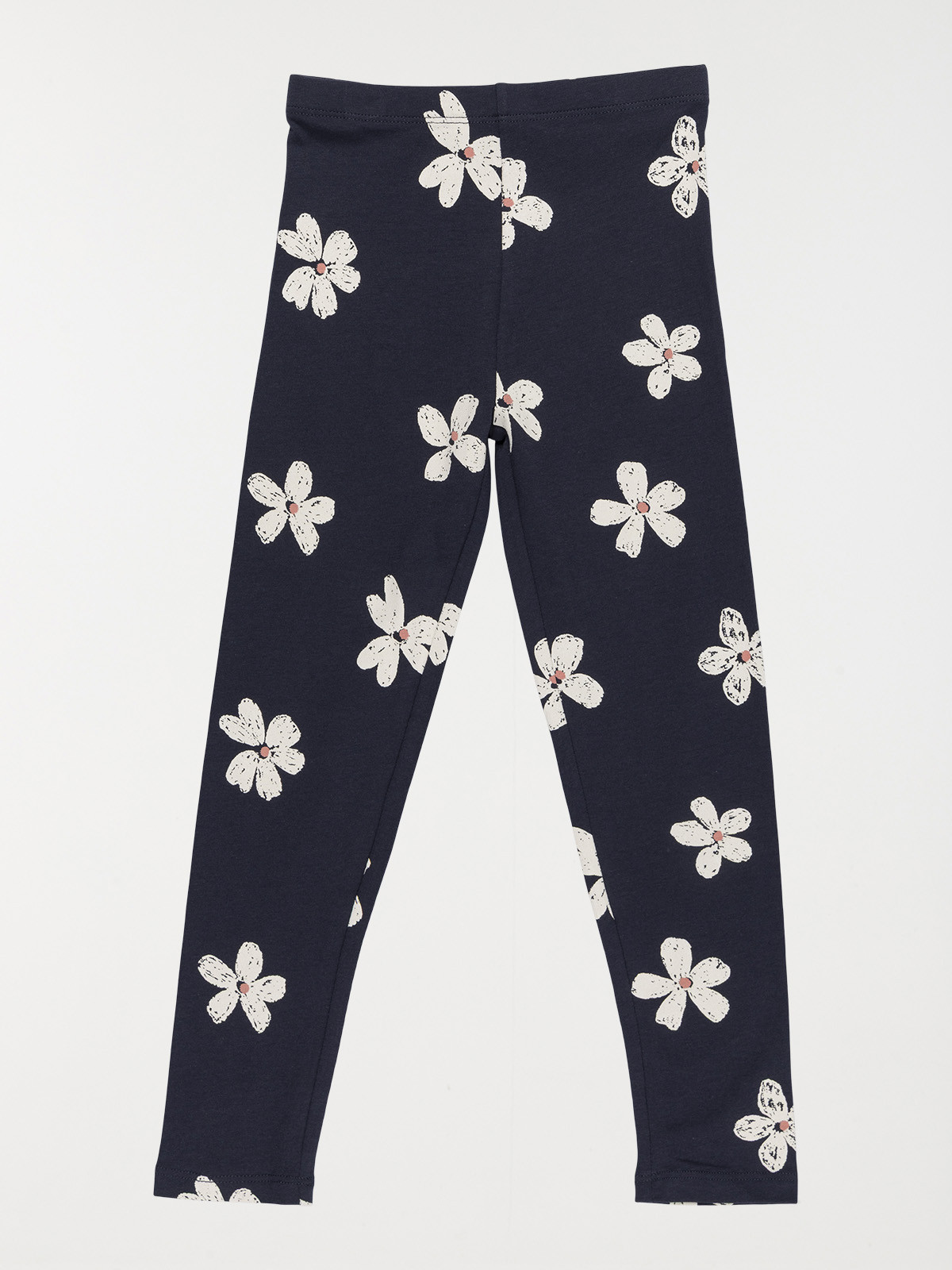Legging motif fleur fille (3-12A)