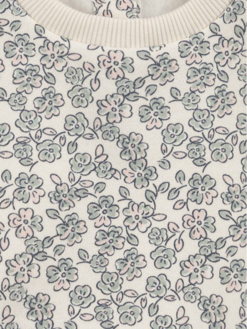 Sweat fleuri fille (3-36M)