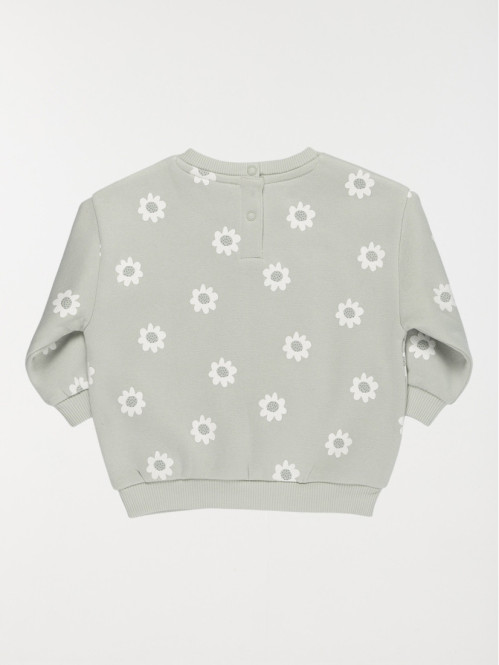 Sweat motif fleuri fille...