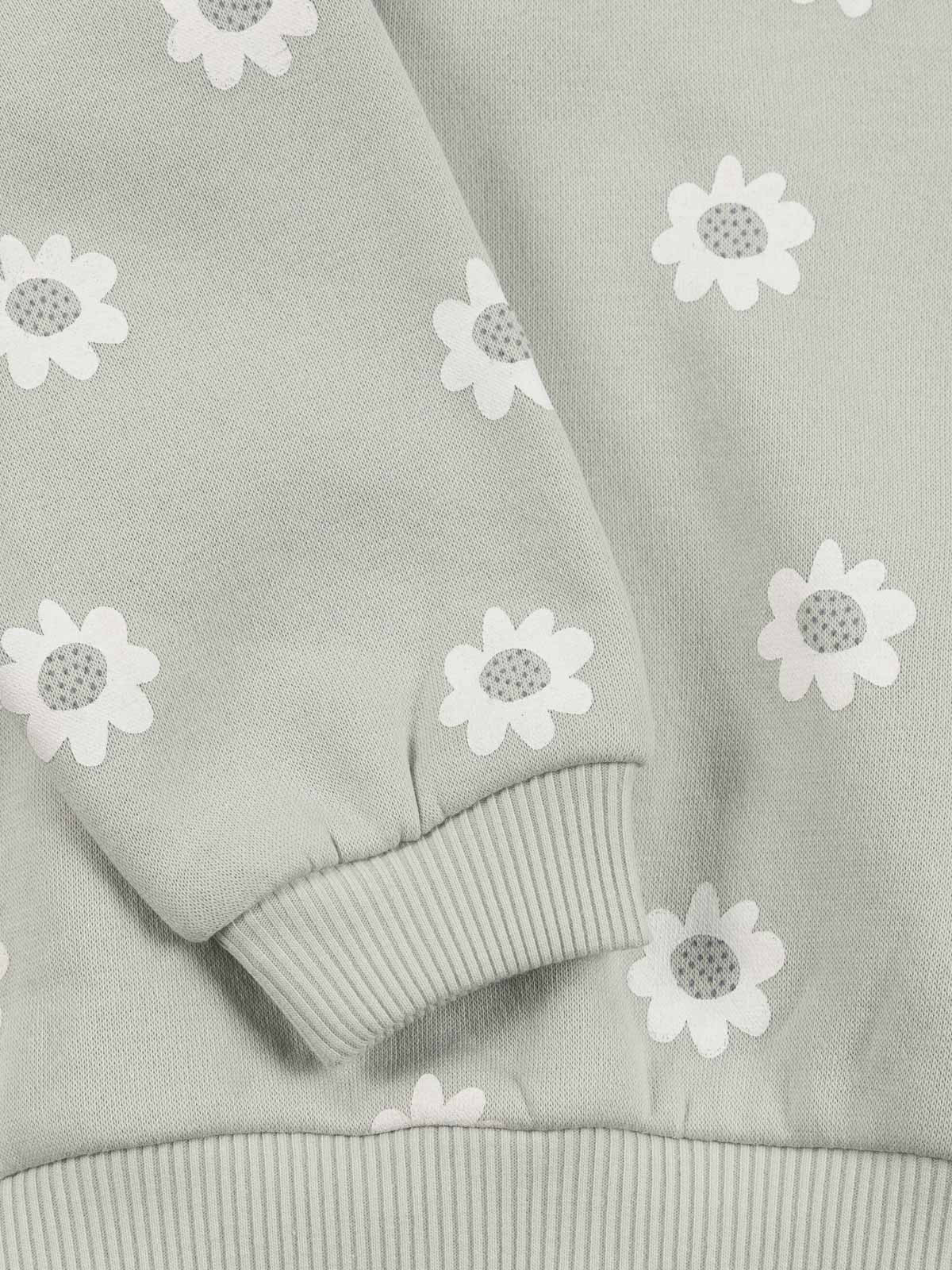 Sweat motif fleuri fille (3-36M) Sweat motif fleuri fille (3-36M)