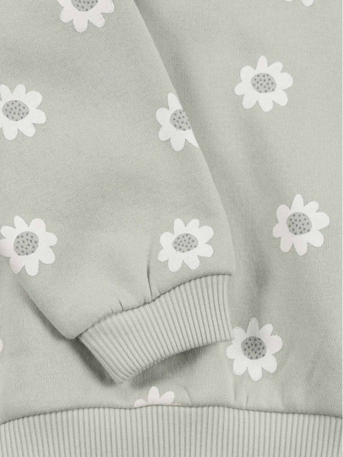 Sweat motif fleuri fille...