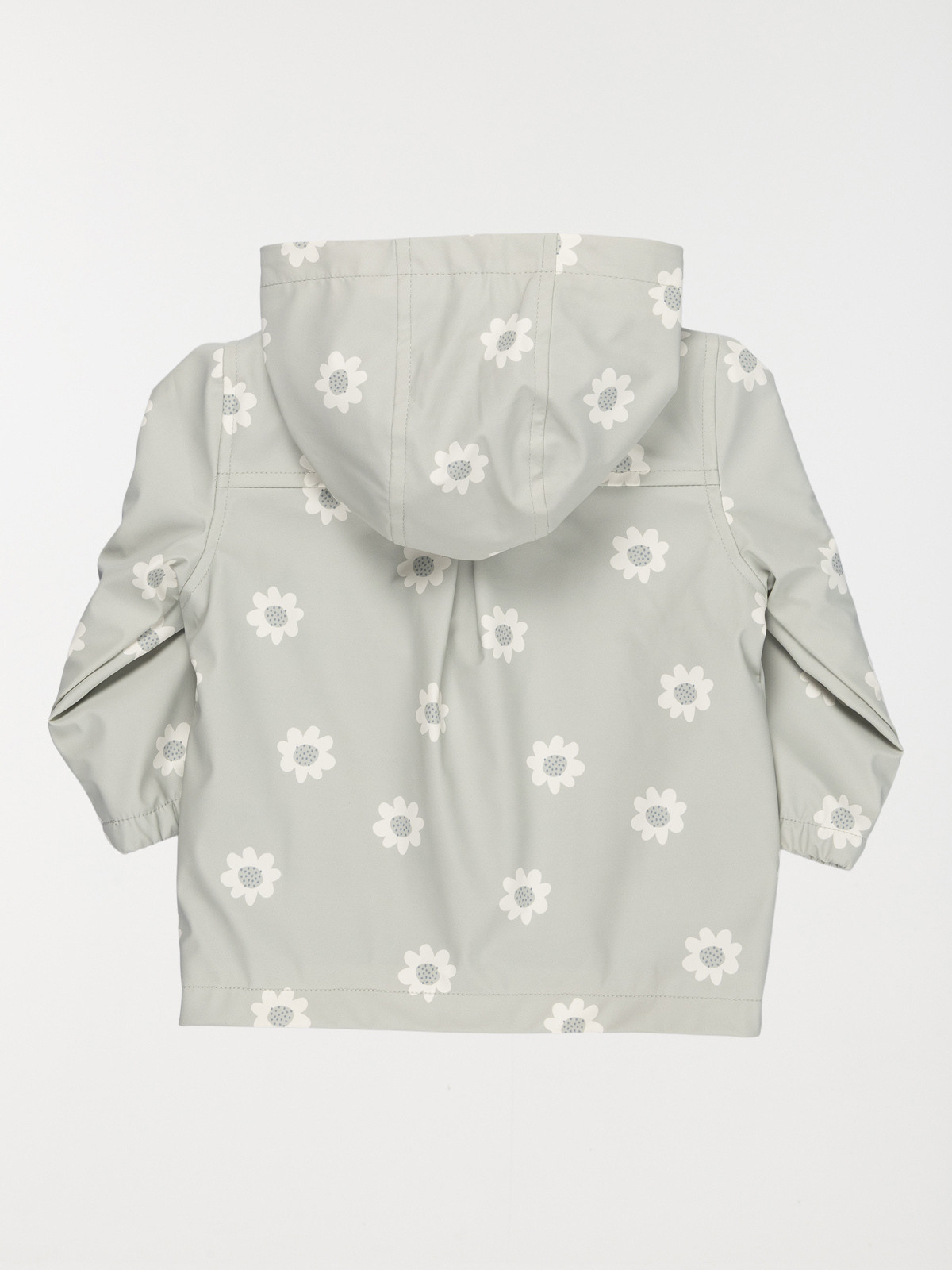 Manteau ciré à capuche fille (6-36M)