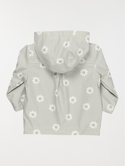 Manteau ciré à capuche...