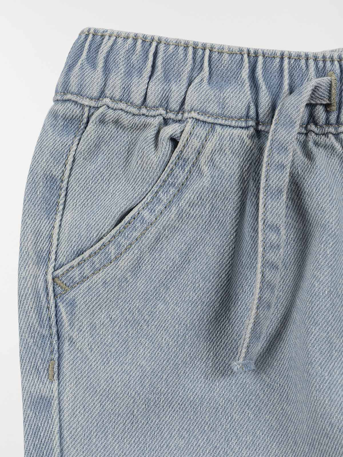 Jean élastiqué bleach fille (3-36M)