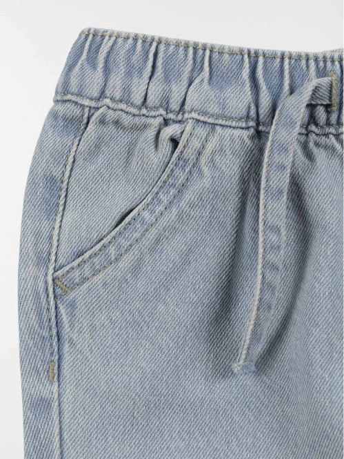 Jean élastiqué bleach fille...