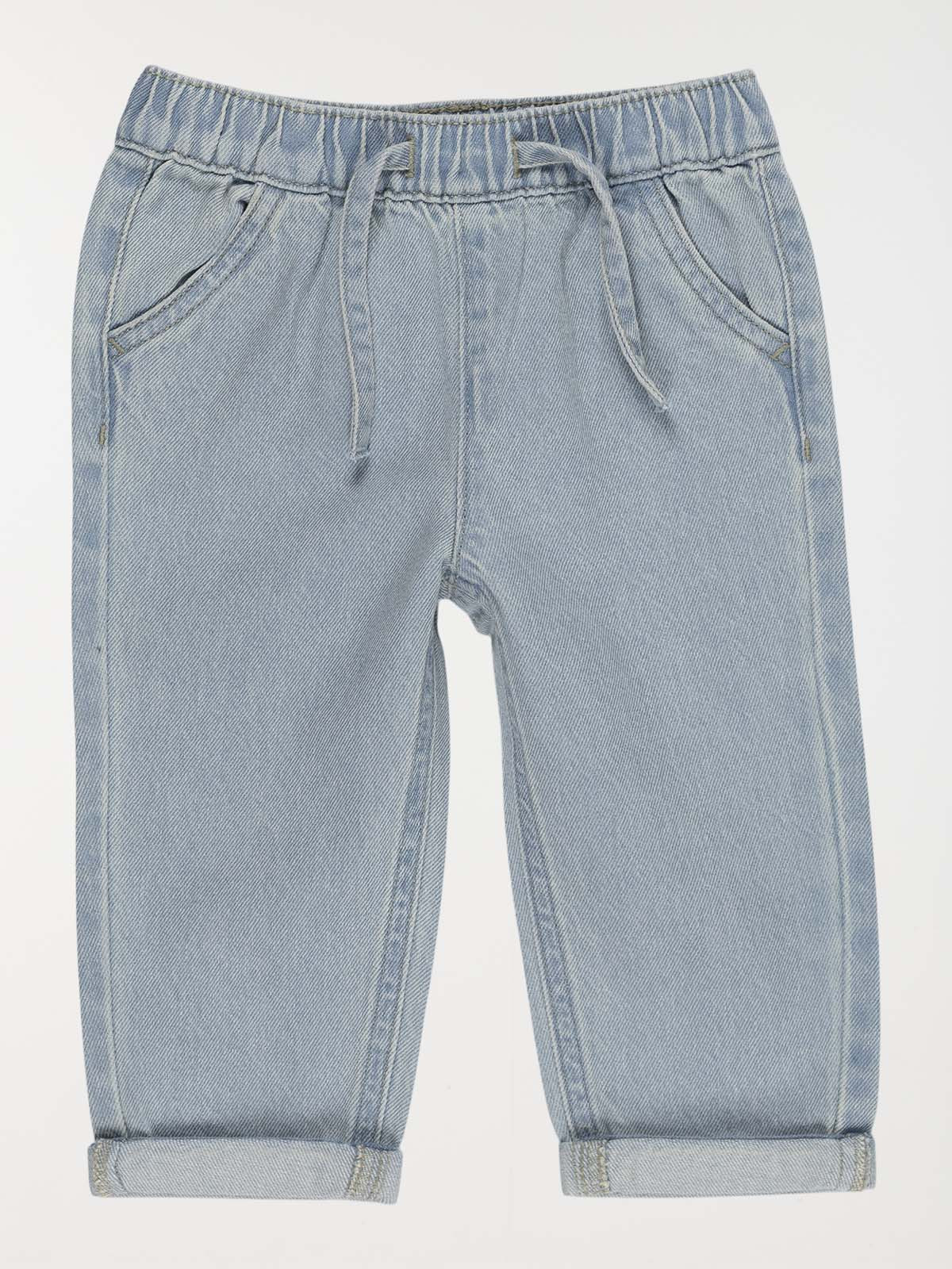 Jean élastiqué bleach fille (3-36M)