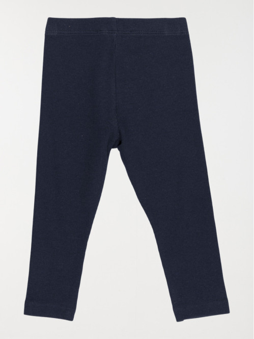 Legging côtelé marine fille...