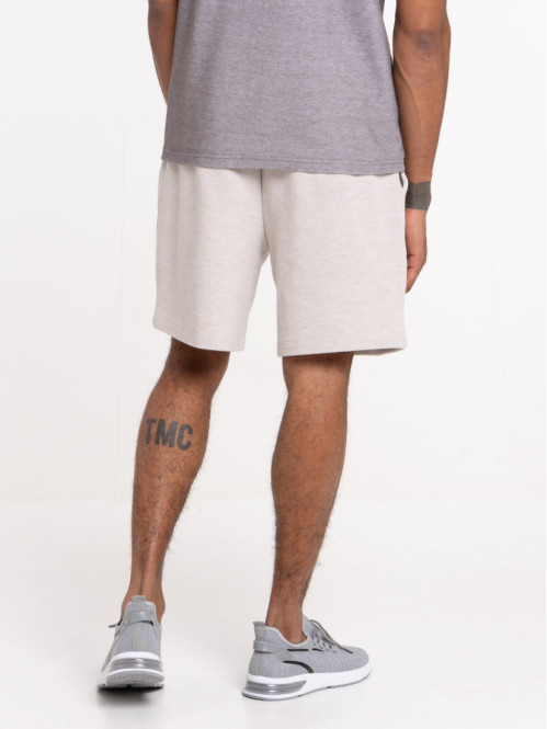 Short beige homme